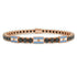 Black Diamond Tennis Bracelet with Argentina Flag no. 8 image 1