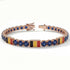 Sapphire Tennis Bracelet with Belgium Flag no. 14 image 2