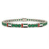 Emerald Tennis Bracelet with United Arab Emirates Flag no. 6 image 1