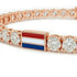 Diamond Tennis Bracelet with Netherlands Flag no. 2 image 4