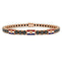 Black Diamond Tennis Bracelet with Croatia Flag no. 8 image 1
