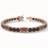 Black Diamond Tennis Bracelet with Armenia Flag no. 8 image 2