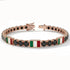 Black Diamond Tennis Bracelet with Mexico Flag no. 8 image 2