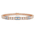 Diamond Tennis Bracelet with Argentina Flag no. 2 image 1