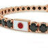 Black Diamond Tennis Bracelet with Japan Flag no. 8 image 4