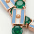Emerald Tennis Bracelet with Argentina Flag no. 5 image 3
