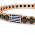 Black Diamond Tennis Bracelet with Greece Flag no. 8 image 4
