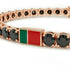 Black Diamond Tennis Bracelet with Portugal Flag no. 8 image 4