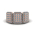 14K Gold Diamond Men's Pave Ring - Bay No. 2 image 1
