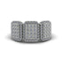 14K Gold Diamond Men's Pave Ring - Bay No. 3 image 1