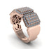 14K Gold Diamond Men's Pave Ring - Bay No. 2 image 3