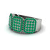 14K Gold Emerald Men's Pave Ring - Bay No. 6 image 2