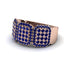 14K Gold Sapphire Men's Pave Ring - Bay No. 14 image 2
