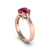 Ruby 14K Gold Solitaire Engagement Ring - Allie No. 11 image 1