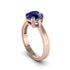 Sapphire 14K Gold Solitaire Engagement Ring - Allie No. 14 image 1