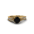 Diamond 14K Gold Pave Engagement Ring - Magnolia No. 7 image 2