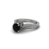 Diamond 14K Gold Pave Engagement Ring - Magnolia No. 9 image 3
