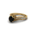 Diamond 14K Gold Pave Engagement Ring - Magnolia No. 7 image 3