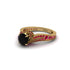 Ruby 14K Gold Pave Engagement Ring - Magnolia No. 52 image 3