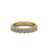 Diamond 14K Gold Eternity Wedding Ring - Alani No. 1 image 3