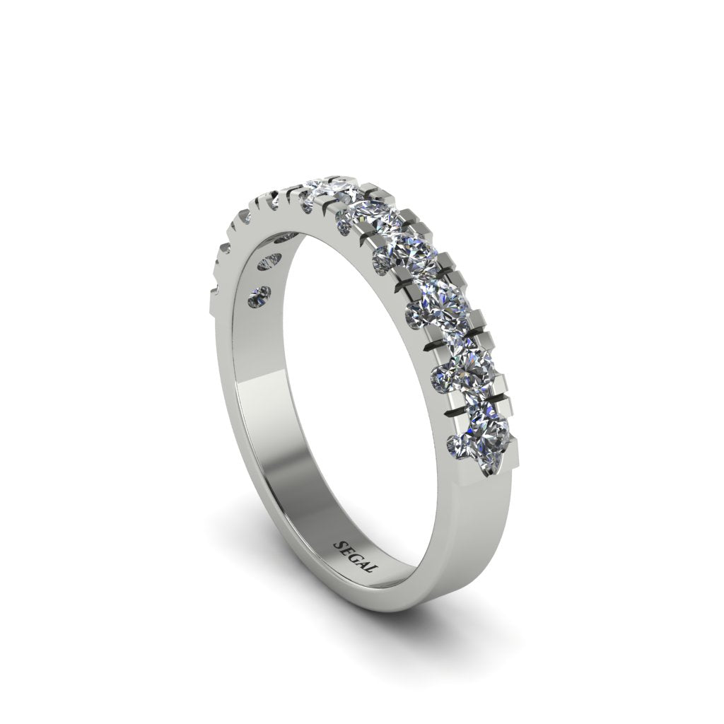 Diamond 14K Gold Eternity Wedding Ring - Alani No. 3