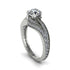 Diamond 14K Gold Pave Engagement Ring - Magnolia No. 3 image 1