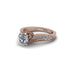 Diamond 14K Gold Pave Engagement Ring - Magnolia No. 2 image 3