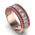 Diamond 14K Gold Pave Wedding Band - Mikayla No. 47 image 2