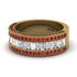 Diamond 14K Gold Pave Wedding Band - Mikayla No. 46 image 3