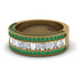 Diamond 14K Gold Pave Wedding Band - Mikayla No. 16 image 3