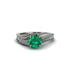 Diamond 14K Gold Pave Engagement Ring - Magnolia No. 6 image 2