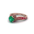 Ruby 14K Gold Pave Engagement Ring - Magnolia No. 50 image 3