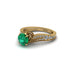 Diamond 14K Gold Pave Engagement Ring - Magnolia No. 4 image 3