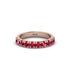 Ruby 14K Gold Eternity Wedding Ring - Alani No. 11 image 3
