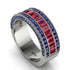 Ruby 14K Gold Pave Wedding Band - Mikayla No. 72 image 2