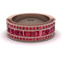 Ruby 14K Gold Pave Wedding Band - Mikayla No. 56 image 1