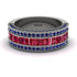 Ruby 14K Gold Pave Wedding Band - Mikayla No. 72 image 1