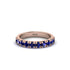 Sapphire 14K Gold Eternity Wedding Ring - Alani No. 14 image 3