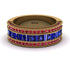 Sapphire 14K Gold Pave Wedding Band - Mikayla No. 58 image 1