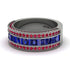 Sapphire 14K Gold Pave Wedding Band - Mikayla No. 60 image 3