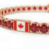Ruby Tennis Bracelet with Canada Flag no. 11 image 4