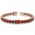 Ruby Tennis Bracelet with Portugal Flag no. 11 image 2