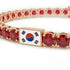 Ruby Tennis Bracelet with South Korea Flag no. 11 image 4