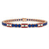 Sapphire Tennis Bracelet with Lebanon Flag no. 14 image 1