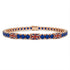 Sapphire Tennis Bracelet with United Kingdom Flag no. 14 image 1