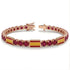 Ruby Tennis Bracelet with Spain Flag no. 11 image 2