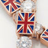 Diamond Tennis Bracelet with United Kingdom Flag no. 2 image 3