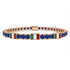 Sapphire Tennis Bracelet with Mexico Flag no. 14 image 1