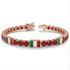Ruby Tennis Bracelet with Italy Flag no. 11 image 2