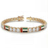 Diamond Tennis Bracelet with United Arab Emirates Flag no. 1 image 4